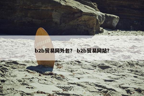 b2b贸易网外包? b2b贸易网站?