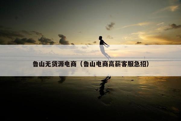 鲁山无货源电商（鲁山电商高薪客服急招）