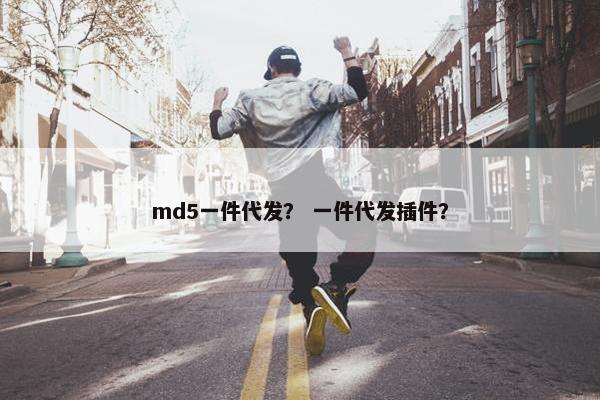 md5一件代发? 一件代发插件?