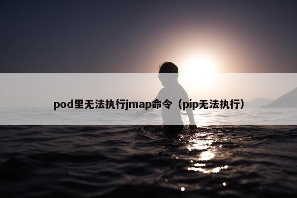 pod里无法执行jmap命令(pip无法执行) pod里无法执行jmap命令(pip无法执行)