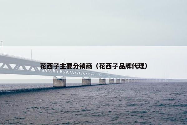 花西子主要分销商（花西子品牌代理）
