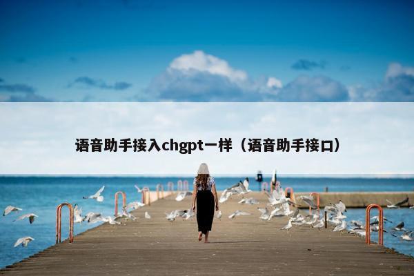 语音助手接入chgpt一样（语音助手接口）
